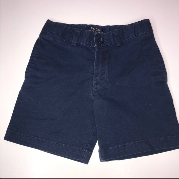 Polo Ralph Lauren Navy Shorts 4T with belt - Picture 3 of 6